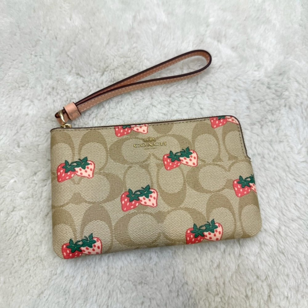 【蔻馳｜全新】現貨 COACH 錢包 手拿包 5色可選 小號 單層 零錢包｜Little Bee 小蜜蜂精品-細節圖9