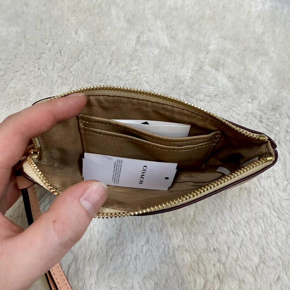 【蔻馳｜全新】現貨 COACH 錢包 手拿包 5色可選 小號 單層 零錢包｜Little Bee 小蜜蜂精品-細節圖10