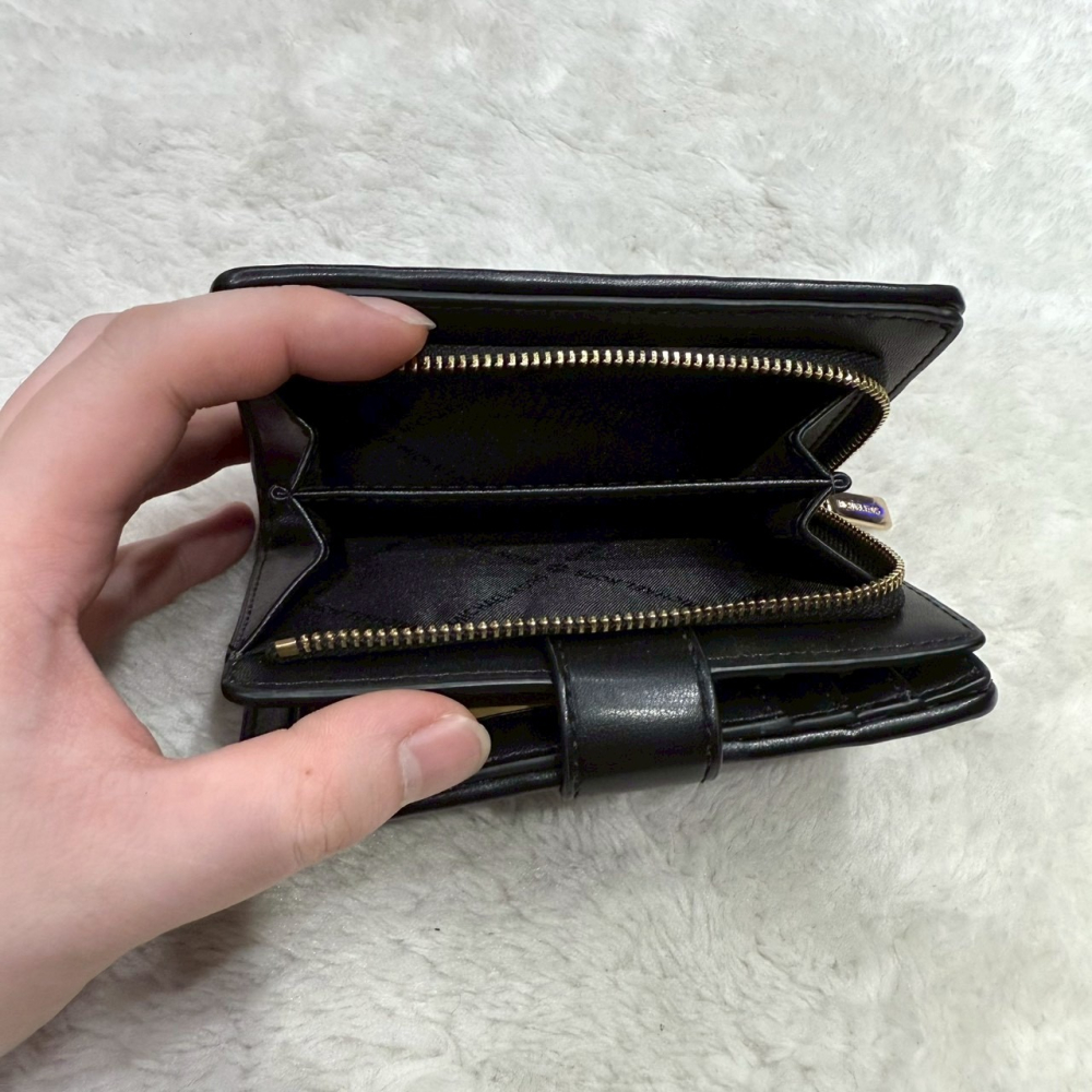 【MK｜全新】現貨 MICHAEL KORS 錢包 中夾 2色 新款 編織 零錢中夾｜Little Bee 小蜜蜂精品-細節圖6