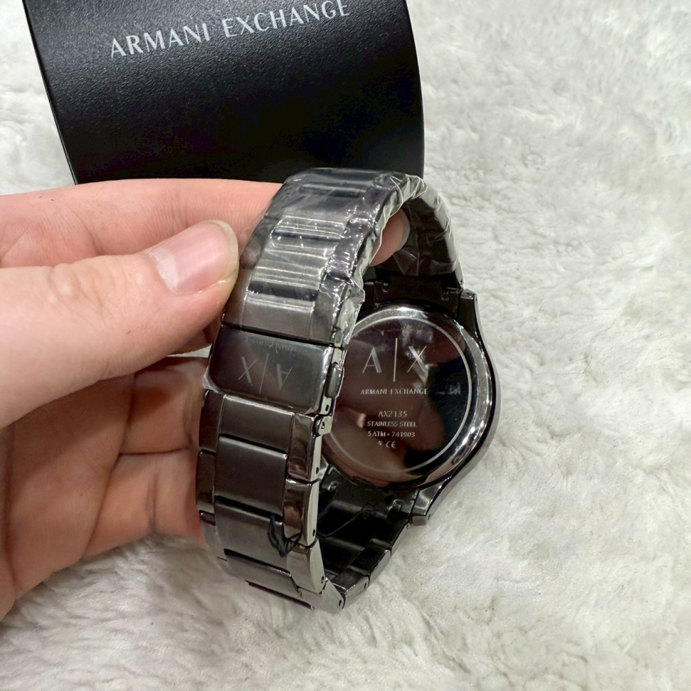【AX｜全新】現貨 ARMANI EXCHANGE 手錶 男錶 石英錶 經典款 鋼錶｜Little Bee 小蜜蜂精品-細節圖3
