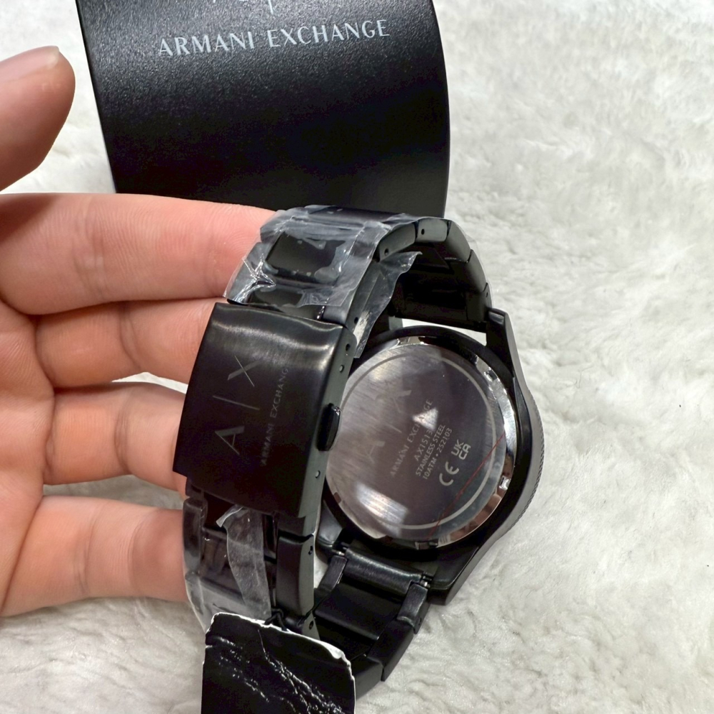 【AX｜全新】現貨 ARMANI EXCHANGE 手錶 石英錶 真三眼 計時 鋼錶｜Little Bee 小蜜蜂精品-細節圖3