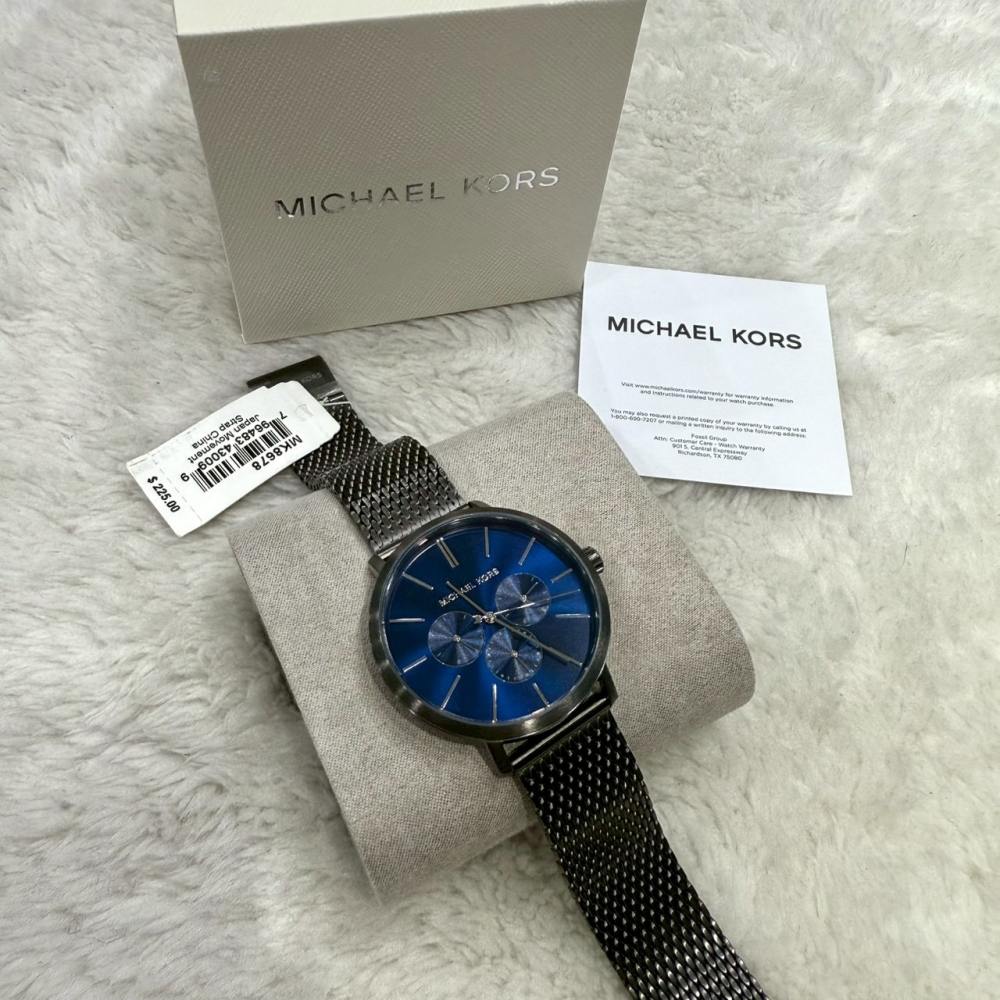 【MK｜全新】現貨 MICHAEL KORS 手錶 石英錶男錶 米蘭鋼錶 MK8678｜Little Bee 小蜜蜂精品-細節圖2