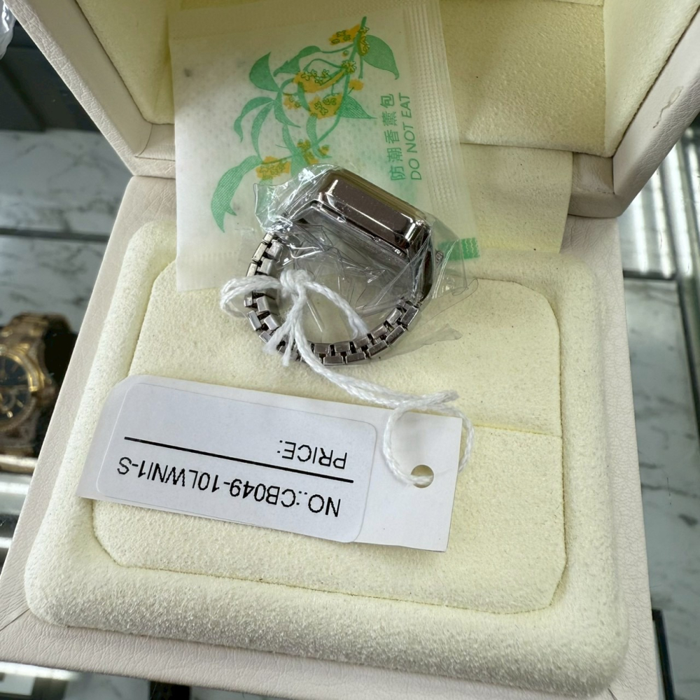 【柏納｜全新】現貨 Christian Bernard 戒指手錶 專櫃保固 石英 真鑽｜Little Bee 小蜜蜂精品-細節圖2