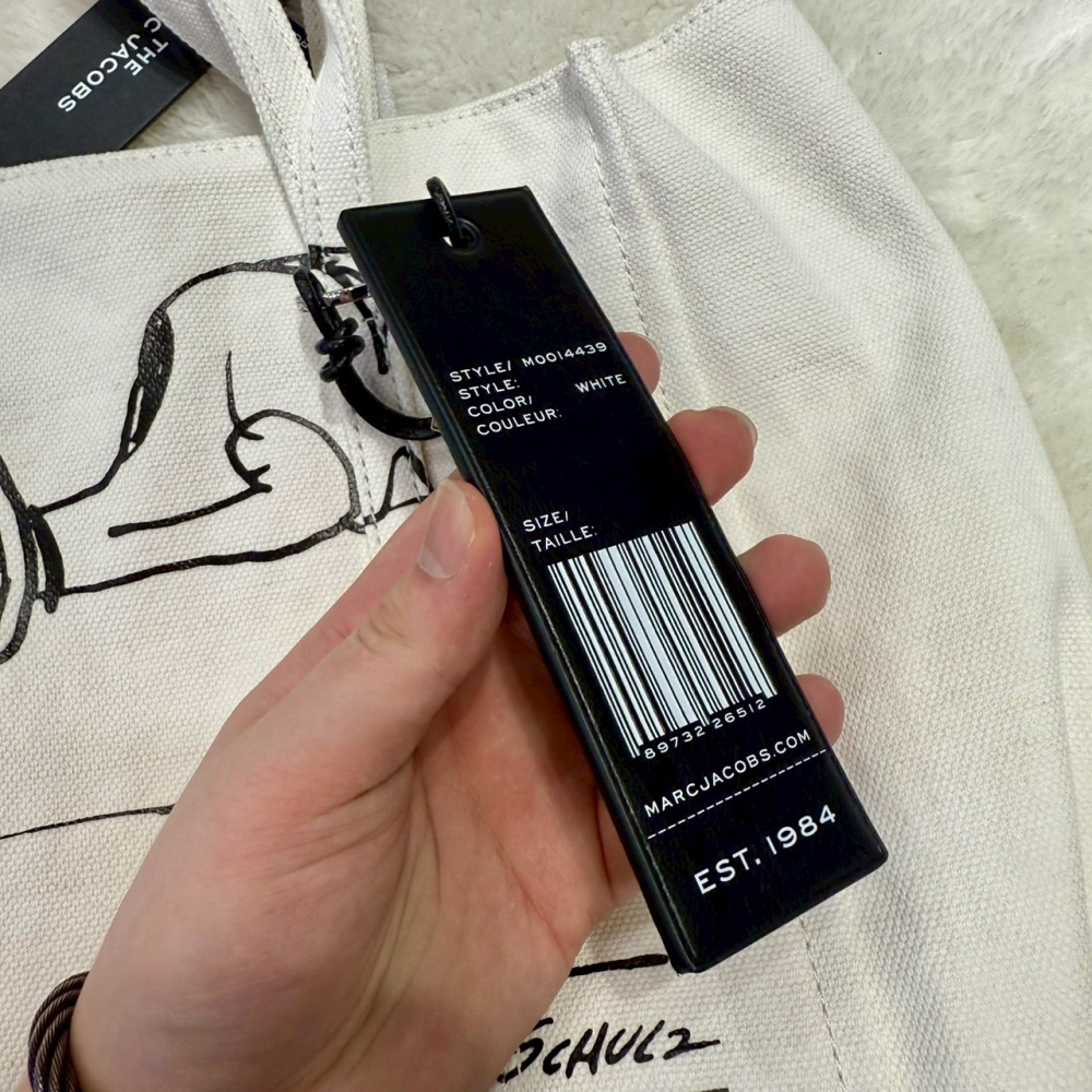 【MJ｜全新】現貨 MARC JACOBS 包包 托特包 史努比 聯名 帆布 兩用包｜Little Bee 小蜜蜂精品-細節圖2