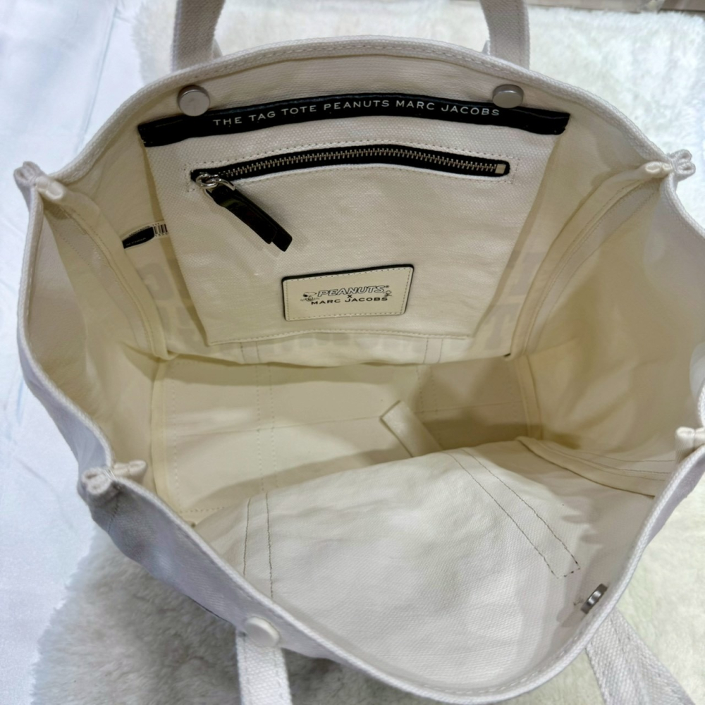 【MJ｜全新】現貨 MARC JACOBS 包包 托特包 史努比 聯名 帆布 兩用包｜Little Bee 小蜜蜂精品-細節圖5