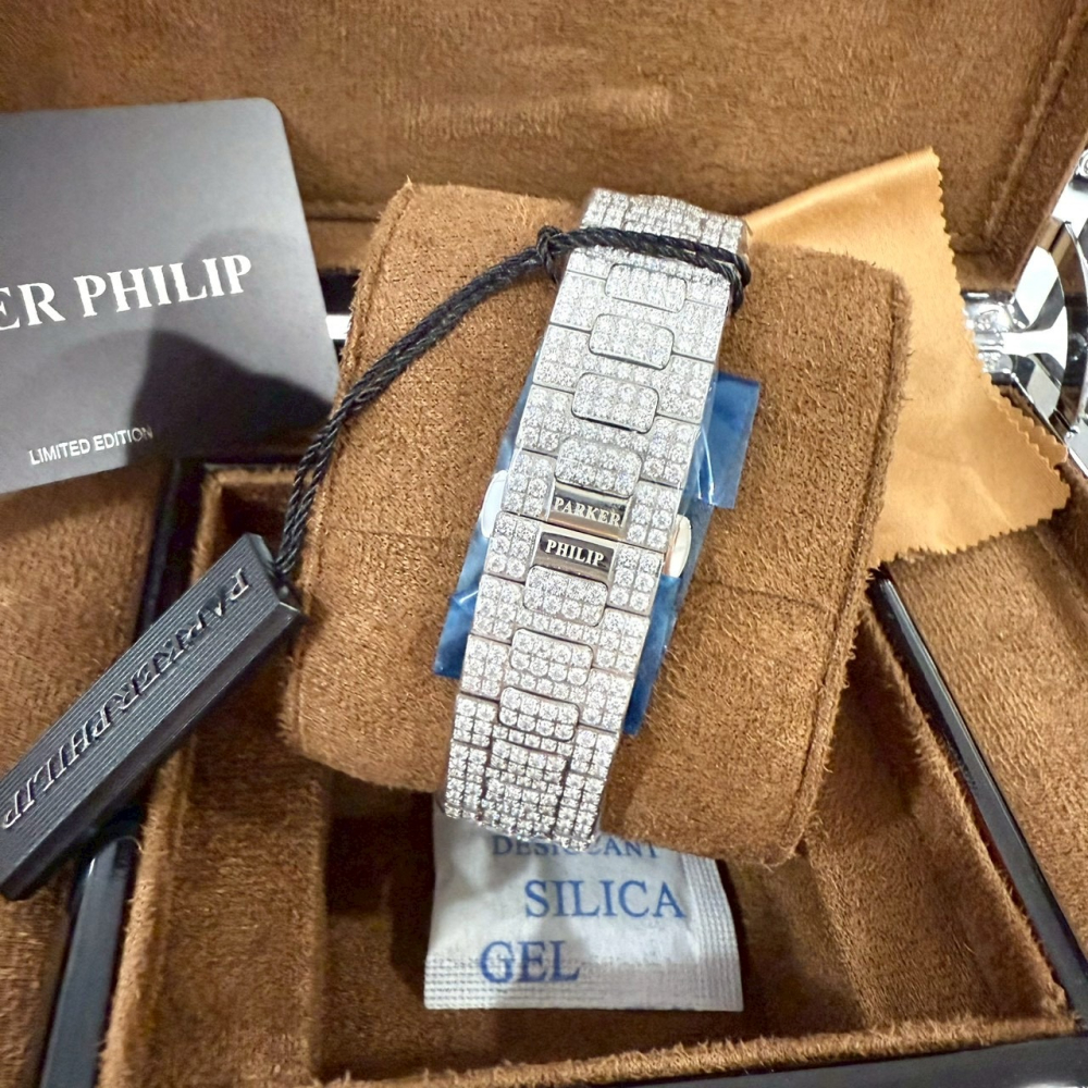 【派克菲利浦｜全新】預購 PARKER PHILIP 手錶 機械錶 滿鑽 PP6998｜Little Bee 小蜜蜂精品-細節圖2