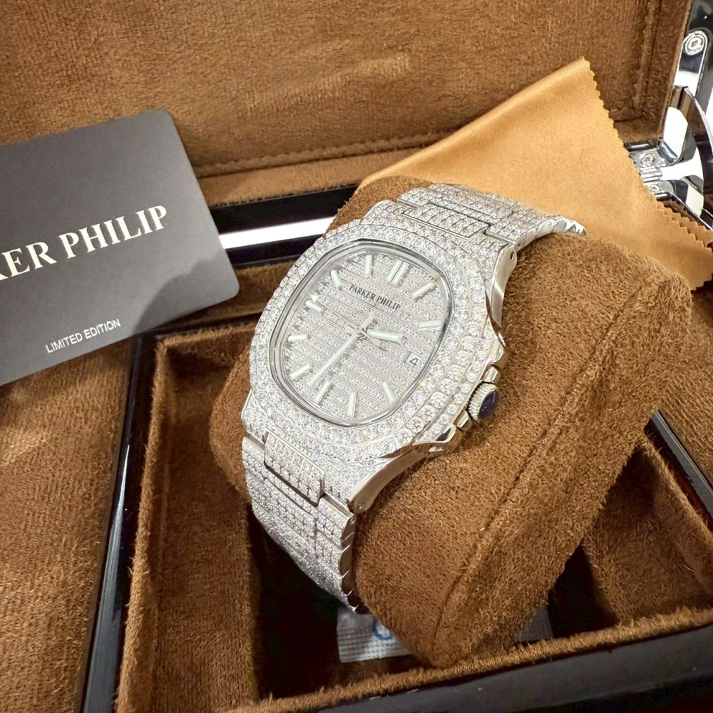 【派克菲利浦｜全新】預購 PARKER PHILIP 手錶 機械錶 滿鑽 PP6998｜Little Bee 小蜜蜂精品-細節圖3