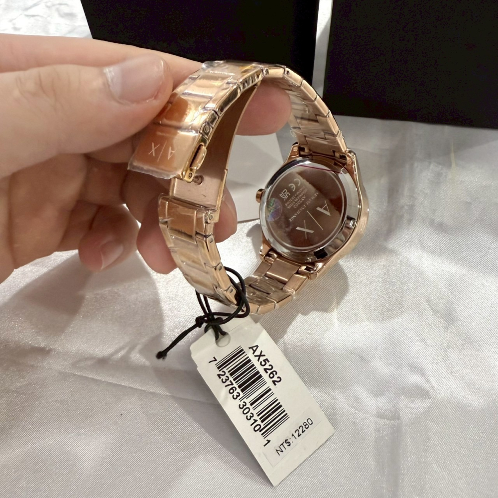 【AX｜全新】現貨 ARMANI EXCHANGE 手錶 機械錶 女款 專櫃保固 鋼錶｜Little Bee 小蜜蜂精品-細節圖3
