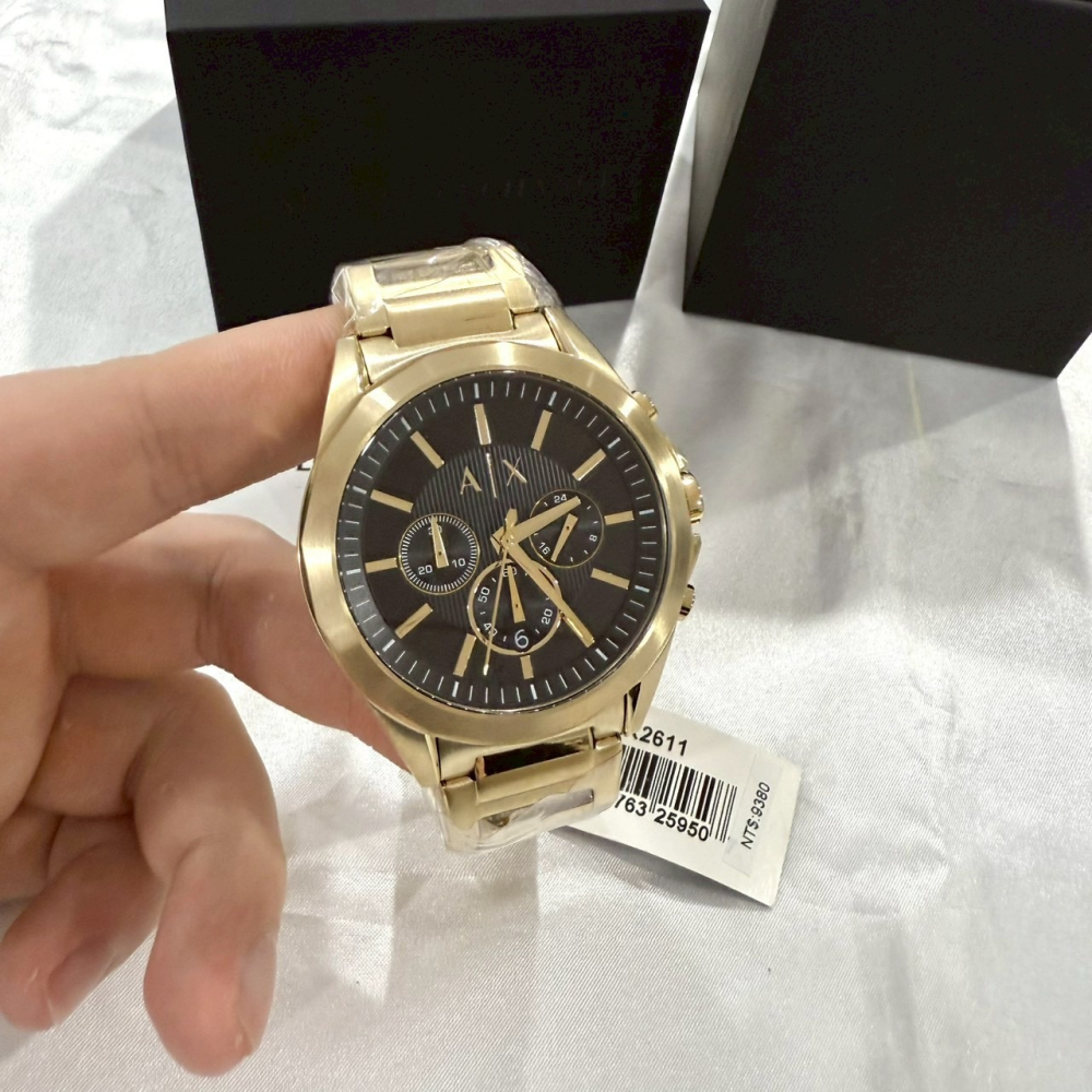 【AX｜全新】現貨 ARMANI EXCHANGE 手錶 石英錶 男款 專櫃保固 鋼錶｜Little Bee 小蜜蜂精品-細節圖2