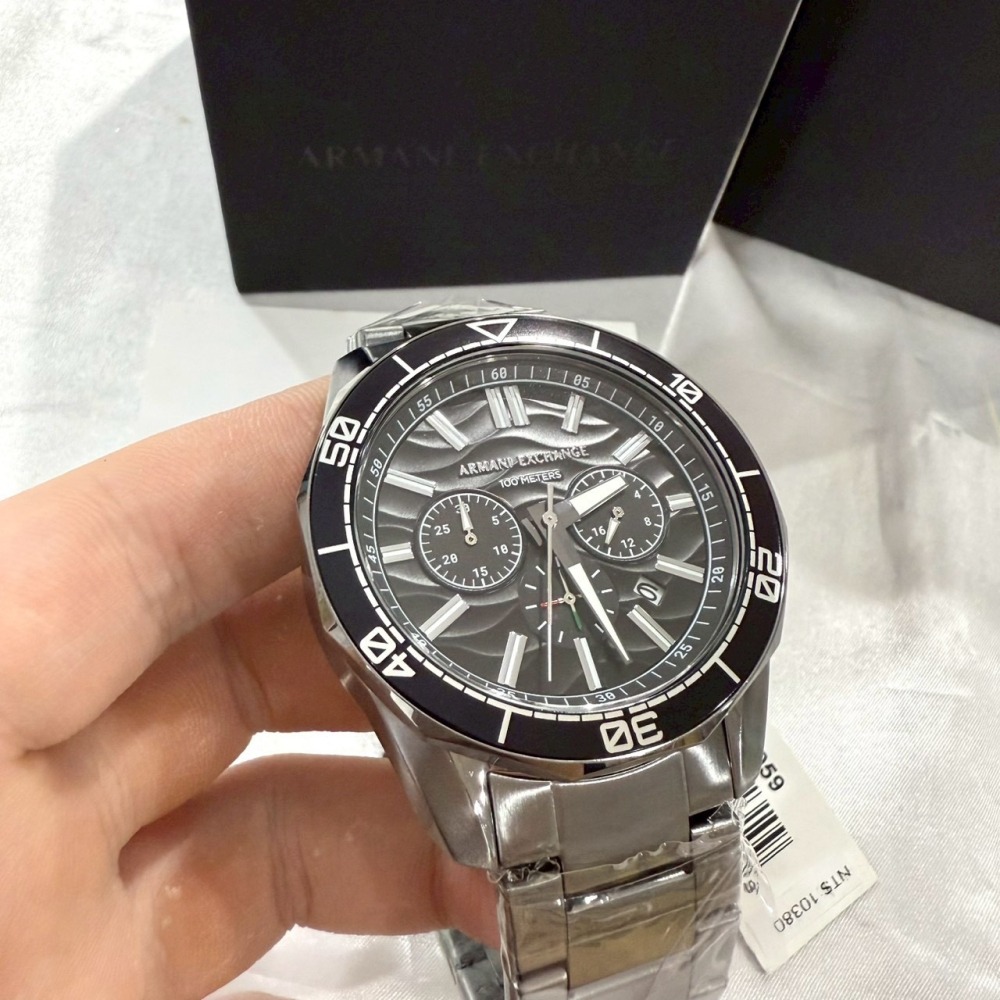 【AX｜全新】現貨 ARMANI EXCHANGE 手錶 石英錶 男款 專櫃保固 鋼錶｜Little Bee 小蜜蜂精品-細節圖3
