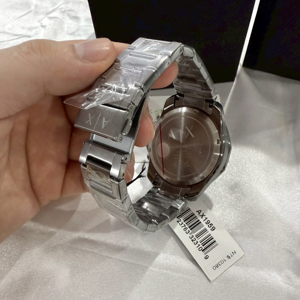 【AX｜全新】現貨 ARMANI EXCHANGE 手錶 石英錶 男款 專櫃保固 鋼錶｜Little Bee 小蜜蜂精品-細節圖4