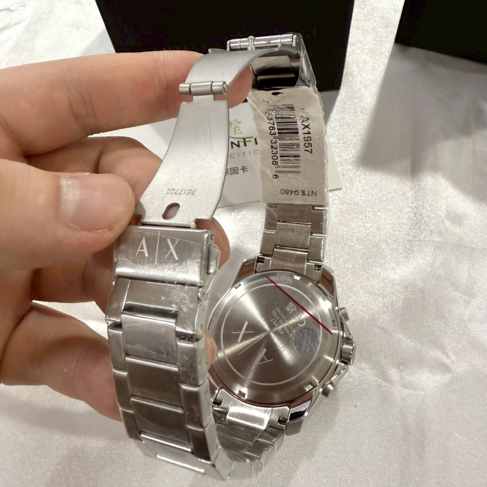 【AX｜全新】現貨 ARMANI EXCHANGE 手錶 石英錶 男款 專櫃保固 鋼錶｜Little Bee 小蜜蜂精品-細節圖4