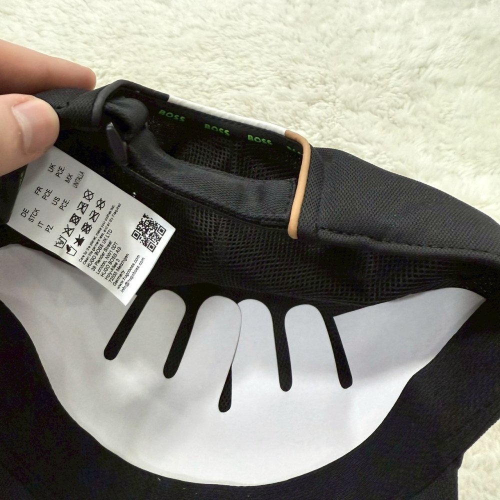 【博斯｜全新】現貨 BOSS 帽子 半硬頂 膠印文字 鴨舌帽 新款 HUGO BOSS｜Little Bee 小蜜蜂精品-細節圖3