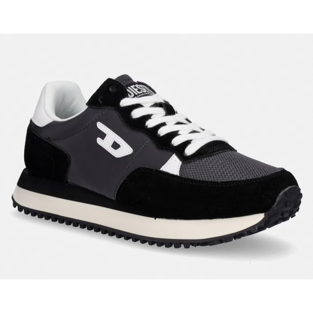 【迪賽爾｜全新】現貨 DIESEL 鞋子 男碼 黑灰色 EU41-46 運動鞋 有鞋盒｜Little Bee 小蜜蜂精品-細節圖3