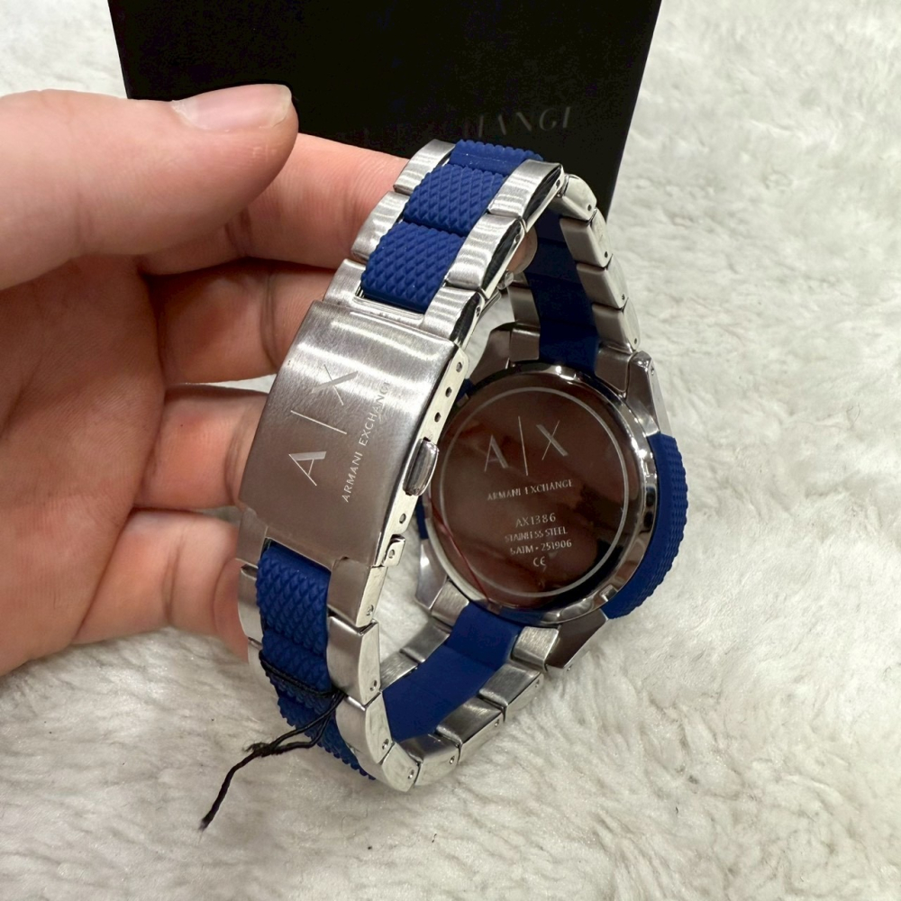 【AX｜全新】現貨 ARMANI EXCHANGE 手錶 石英錶 真三眼 計時 鋼錶｜Little Bee 小蜜蜂精品-細節圖3