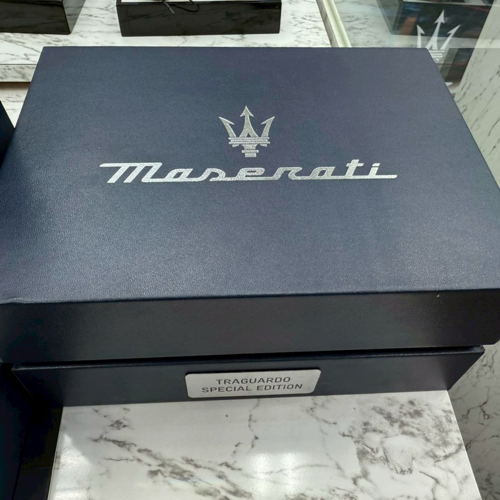 【瑪莎拉蒂｜全新】現貨 MASERATI 手錶 計時款 石英錶 專櫃保固 鋼錶 禮盒組｜Little Bee 小蜜蜂精品-細節圖2