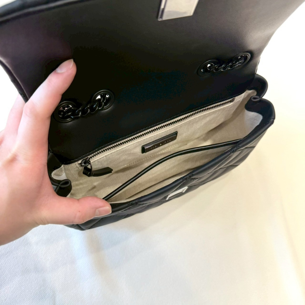 【TB｜全新】現貨 TORY BURCH 包包 鍊條包 WILLA 啞光黑 斜背包｜Little Bee 小蜜蜂精品-細節圖4