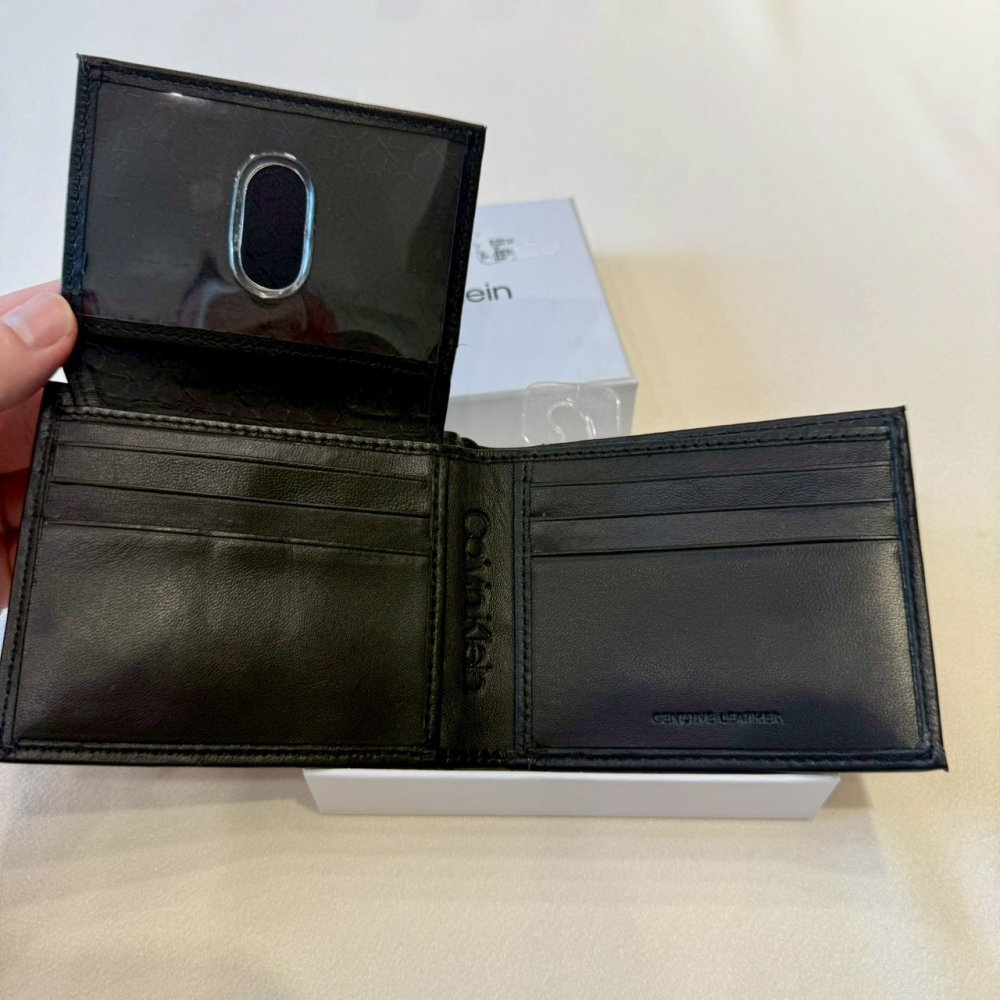 【CK｜全新】現貨 CALVIN KLEIN 錢包 短夾 男款 小標 相片短夾 禮盒組｜Little Bee 小蜜蜂精品-細節圖3