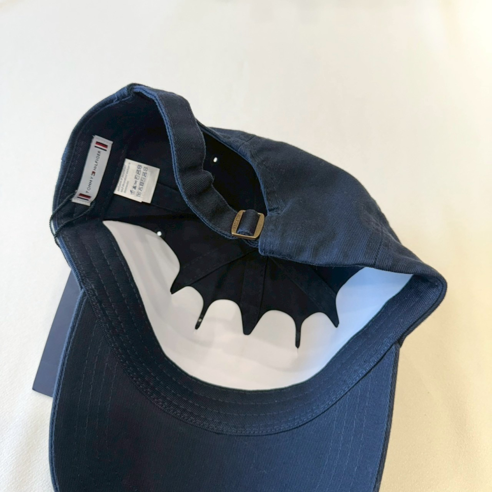 【湯米｜全新】現貨 TOMMY 帽子 鴨舌帽 刺繡標 軟頂 老帽 遮陽帽｜Little Bee 小蜜蜂精品-細節圖2