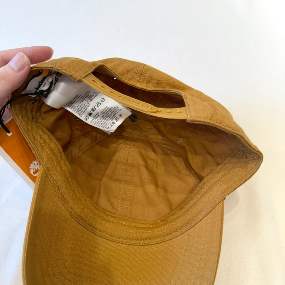 【踢不爛｜全新】現貨 TIMBERLAND 帽子 鴨舌帽 刺繡標 軟頂 老帽 藍帽｜Little Bee 小蜜蜂精品-細節圖2