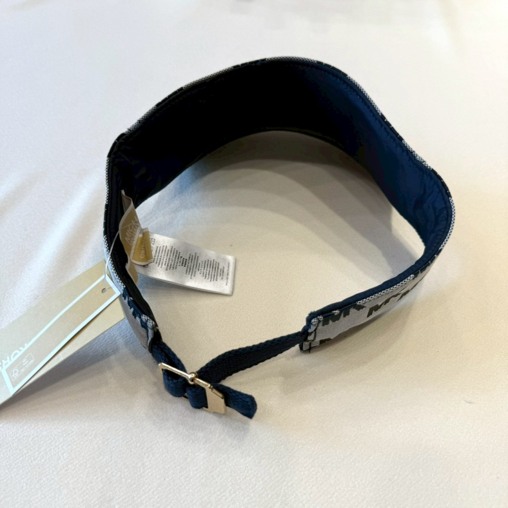 【MK｜全新】現貨 MICHAEL KORS 帽子 中空帽 藍 慢跑帽 網球帽 遮陽帽｜Little Bee 小蜜蜂精品-細節圖2