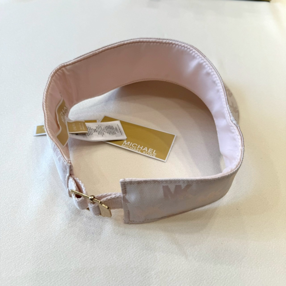 【MK｜全新】現貨 MICHAEL KORS 帽子 中空帽 粉 慢跑帽 網球帽 遮陽帽｜Little Bee 小蜜蜂精品-細節圖2