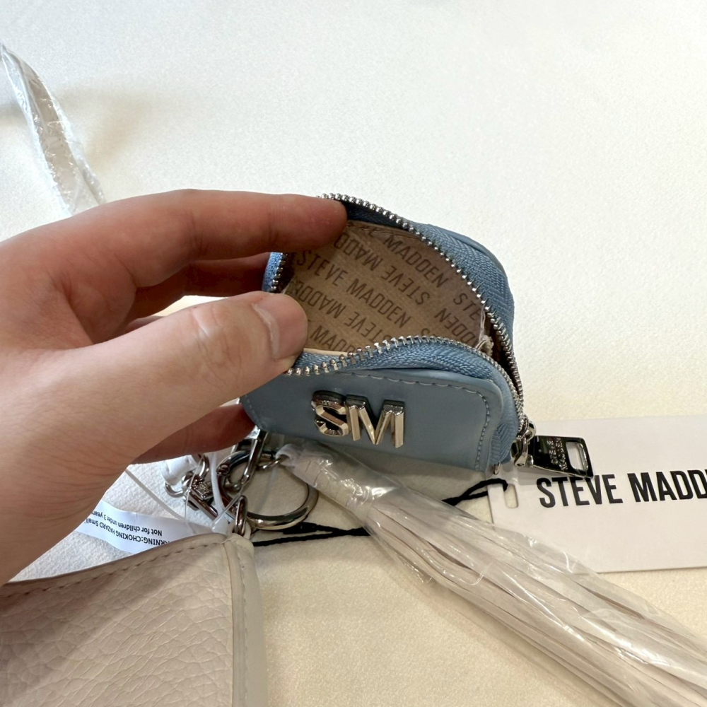 【SM｜全新】現貨 STEVE MADDEN 包包 彎月包 二合一 迷你 錢包 斜背包｜Little Bee 小蜜蜂精品-細節圖3
