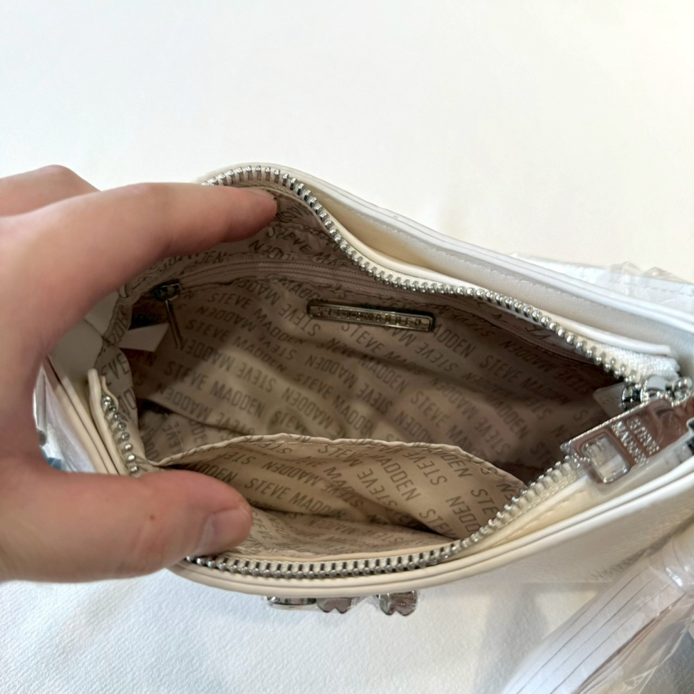 【SM｜全新】現貨 STEVE MADDEN 包包 彎月包 二合一 迷你 錢包 斜背包｜Little Bee 小蜜蜂精品-細節圖4