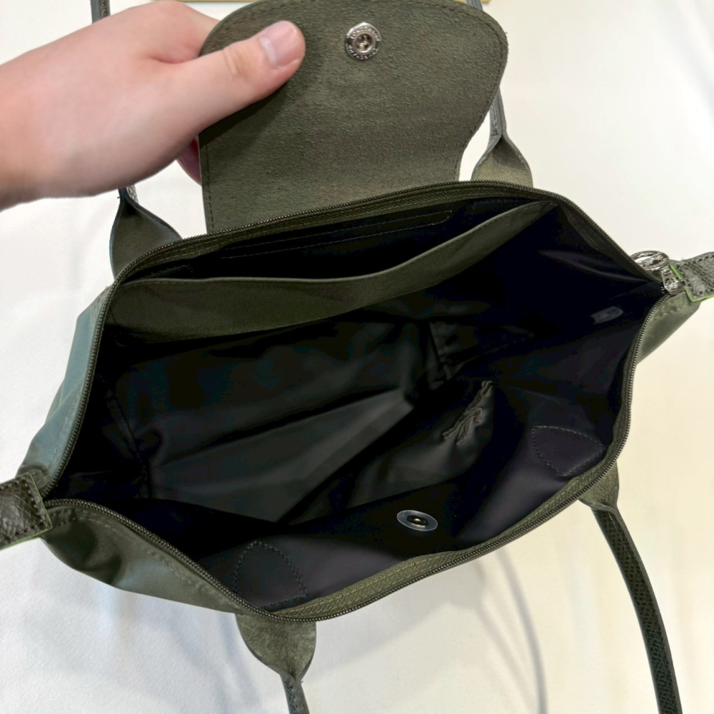 【LONGCHAMP｜全新】現貨 包包 托特包 大號 尼龍 刺繡標 手提包 買菜包｜Little Bee 小蜜蜂精品-細節圖3