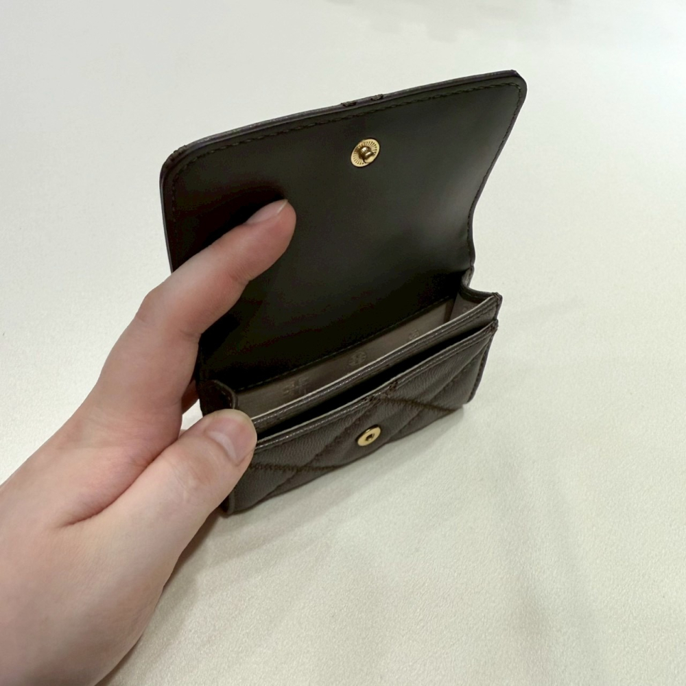 【TB｜全新】現貨 TORY BURCH 錢包 零錢包 Willa 菱格紋 卡夾包｜Little Bee 小蜜蜂精品-細節圖2