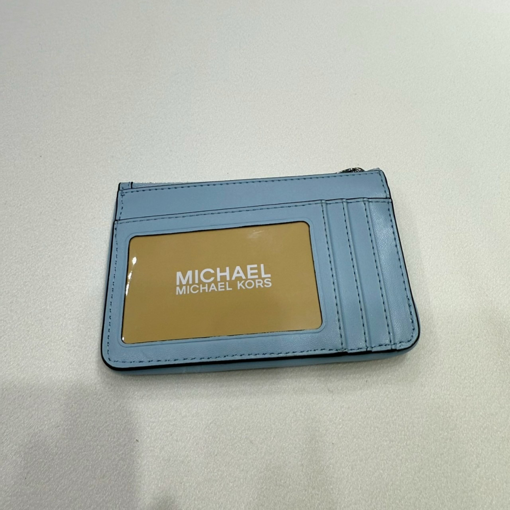 【MK｜全新】現貨 MICHAEL KORS 錢包 零錢包 銀標 抓皺款 鑰匙圈 卡夾｜Little Bee 小蜜蜂精品-細節圖2
