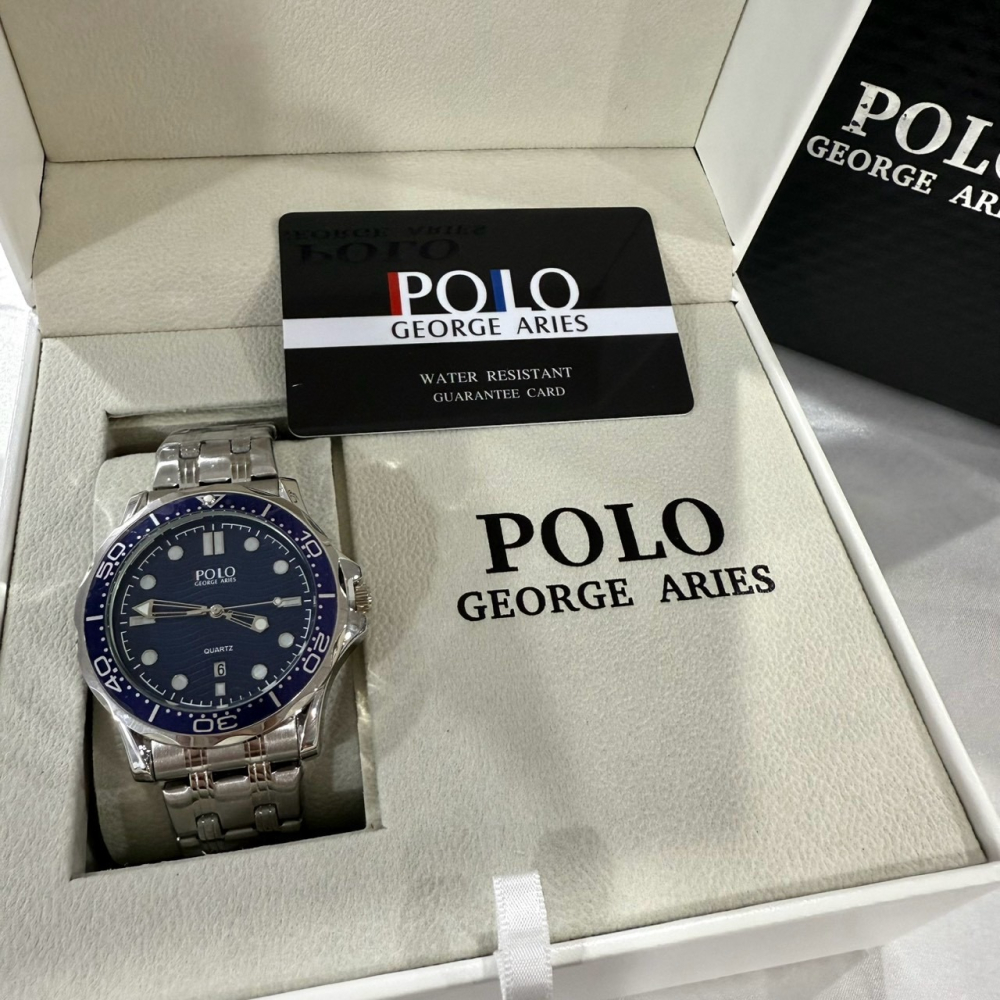 【保羅喬治｜全新】現貨 POLO GEORGE ARIES 手錶 石英錶 3色 鋼錶｜Little Bee 小蜜蜂精品-細節圖2