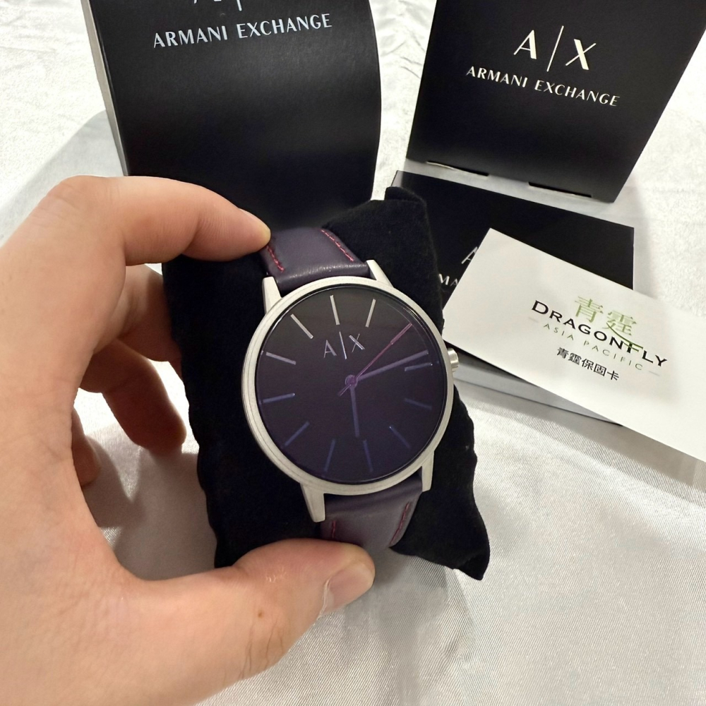 【AX｜全新】現貨 ARMANI EXCHANGE 手錶 石英錶 男款 公司貨 皮錶｜Little Bee 小蜜蜂精品-細節圖2