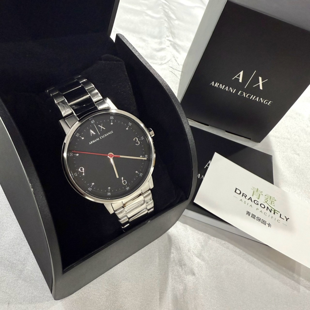 【AX｜全新】現貨 ARMANI EXCHANGE 手錶 石英錶 男款 公司貨 鋼錶｜Little Bee 小蜜蜂精品