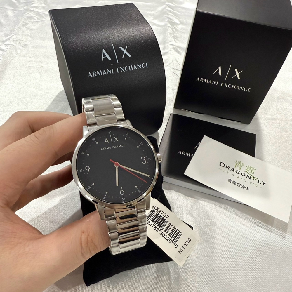 【AX｜全新】現貨 ARMANI EXCHANGE 手錶 石英錶 男款 公司貨 鋼錶｜Little Bee 小蜜蜂精品-細節圖3