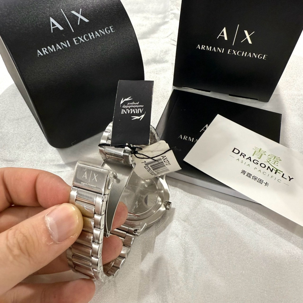 【AX｜全新】現貨 ARMANI EXCHANGE 手錶 石英錶 男款 公司貨 鋼錶｜Little Bee 小蜜蜂精品-細節圖4