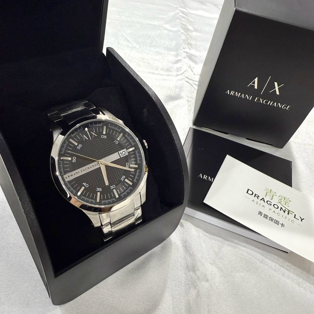 【AX｜全新】現貨 ARMANI EXCHANGE 手錶 石英錶 男款 公司貨 橡膠錶｜Little Bee 小蜜蜂精品