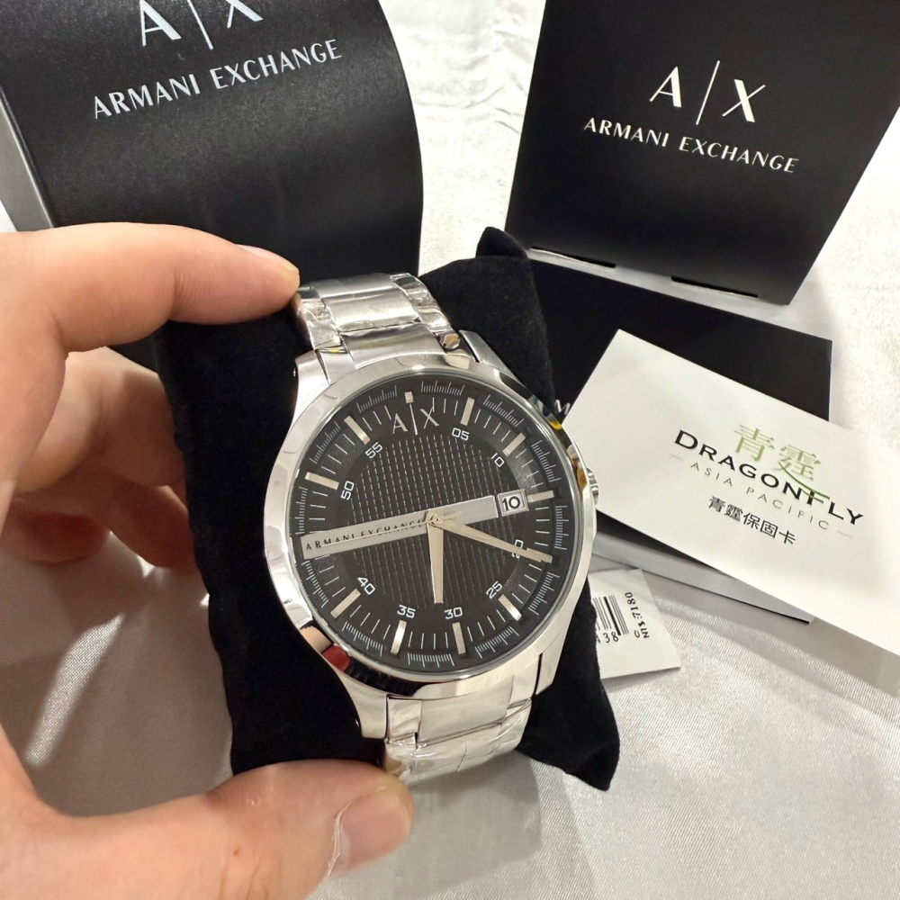 【AX｜全新】現貨 ARMANI EXCHANGE 手錶 石英錶 男款 公司貨 橡膠錶｜Little Bee 小蜜蜂精品-細節圖2