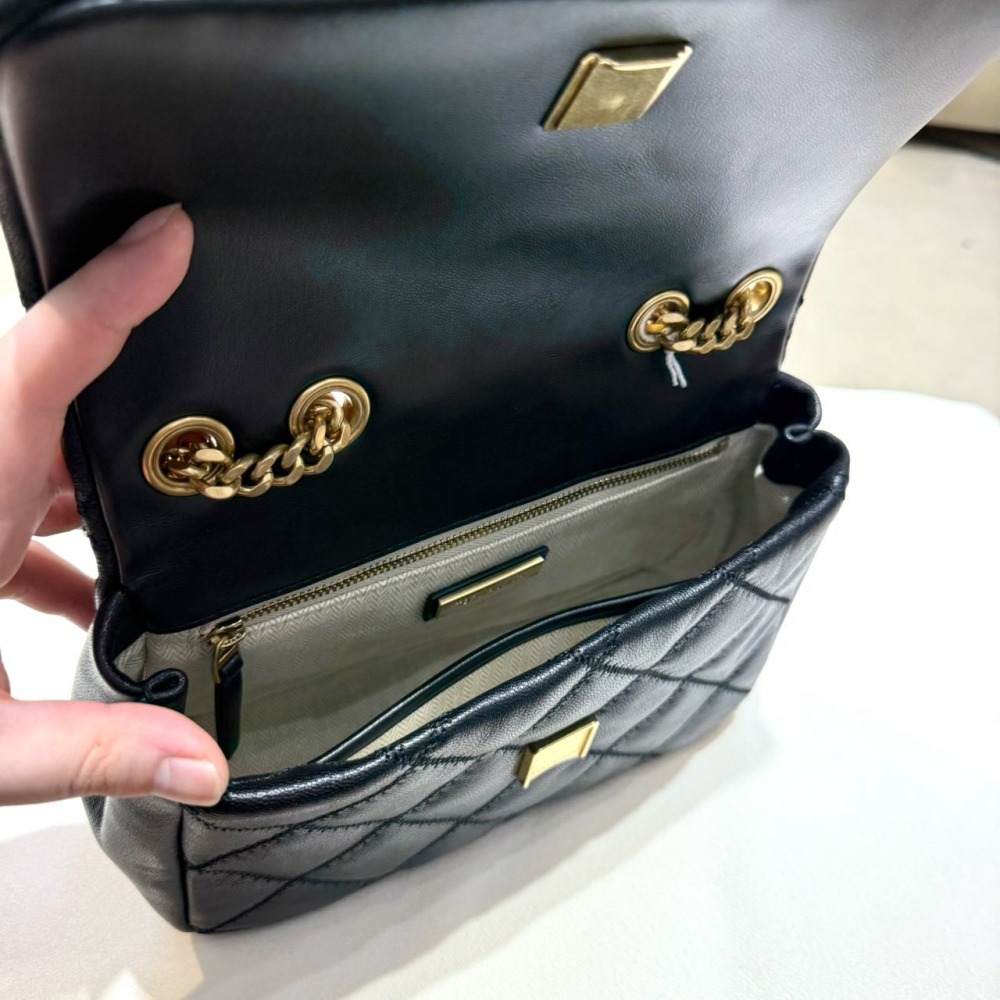 【TB｜全新】現貨 TORY BURCH 包包 掀蓋包 金標 WILLA 鍊條包｜Little Bee 小蜜蜂精品-細節圖4