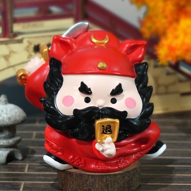 鍾馗公仔擺飾 霉運退散 小人退退退-細節圖4