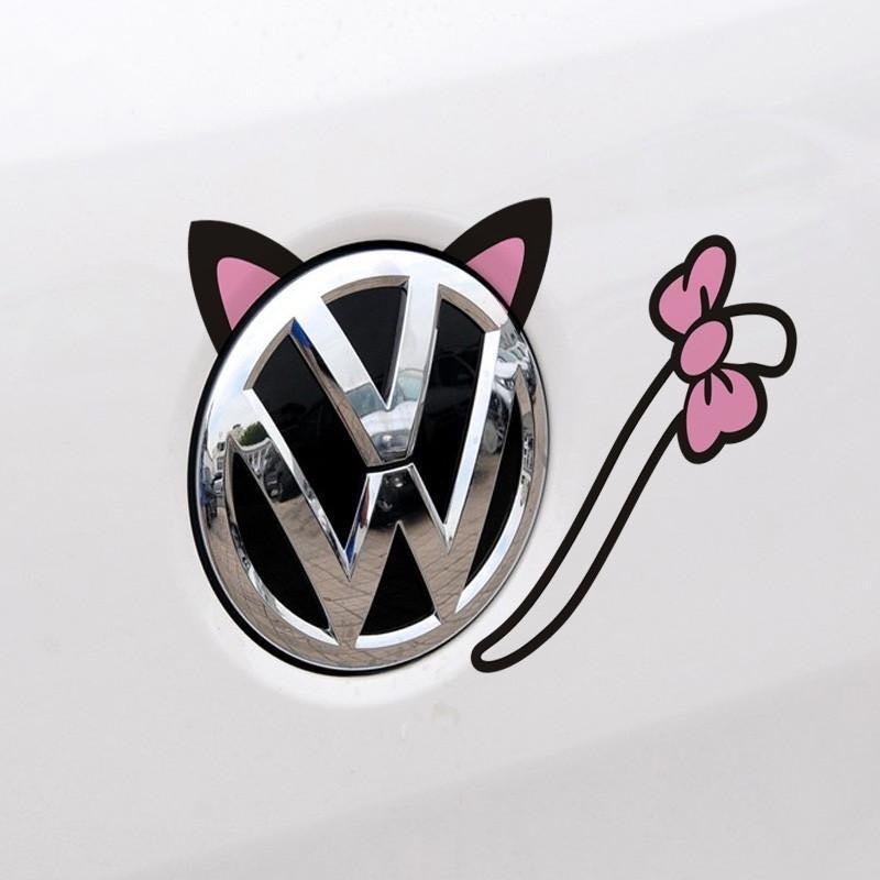 汽車車標裝飾貼 卡通車標貼 可愛造型貼紙-細節圖8