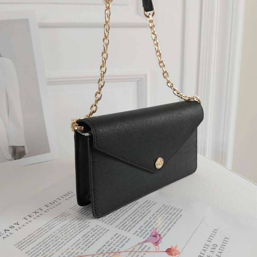 【現貨】Michael Kors MK  WOC  新款 信封式 防刮皮革 肩背/斜背包 快速出貨 🐶美國代購正品-細節圖7