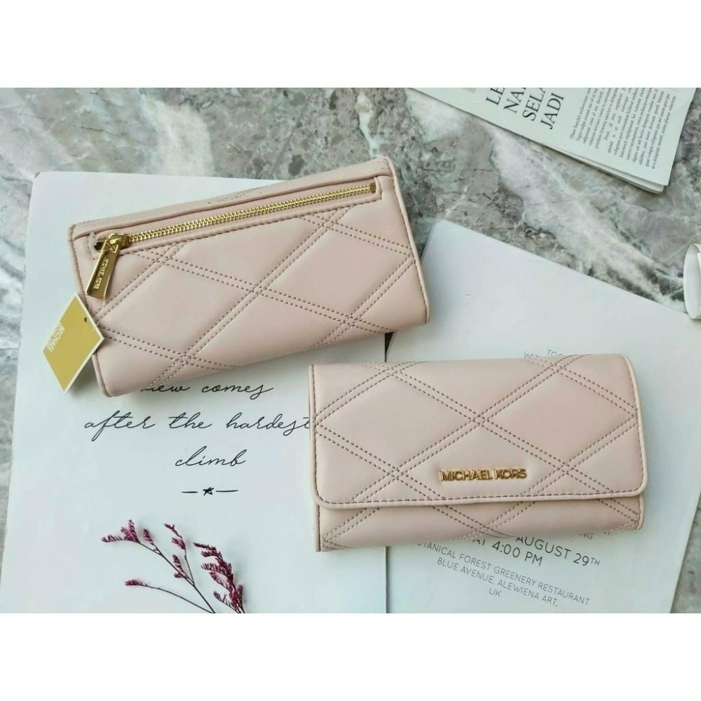 【現貨】MICHAEL KORS MK長夾  翻蓋釦式 多卡層 禮物 可快速出貨 🐶美國代購正品-細節圖5