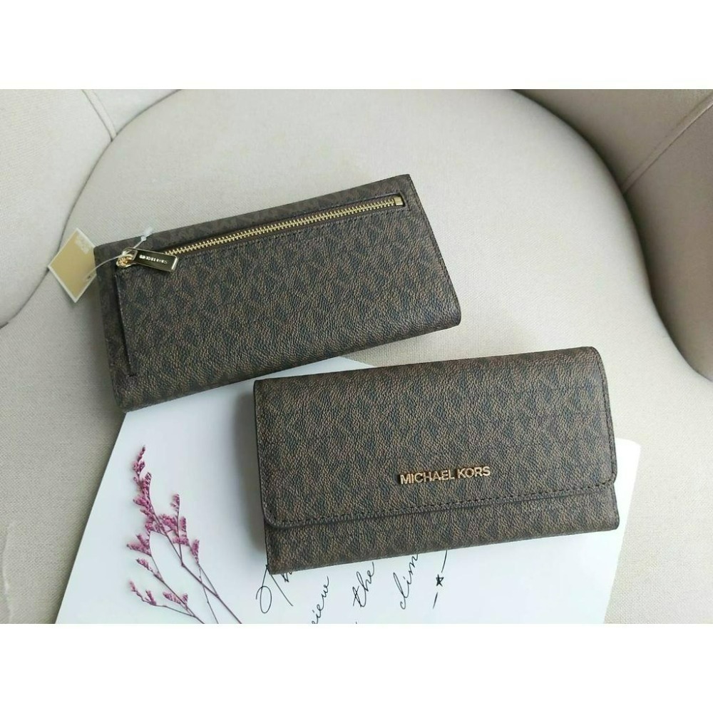 【現貨】MICHAEL KORS MK長夾  翻蓋釦式 多卡層 禮物 可快速出貨 🐶美國代購正品-細節圖7