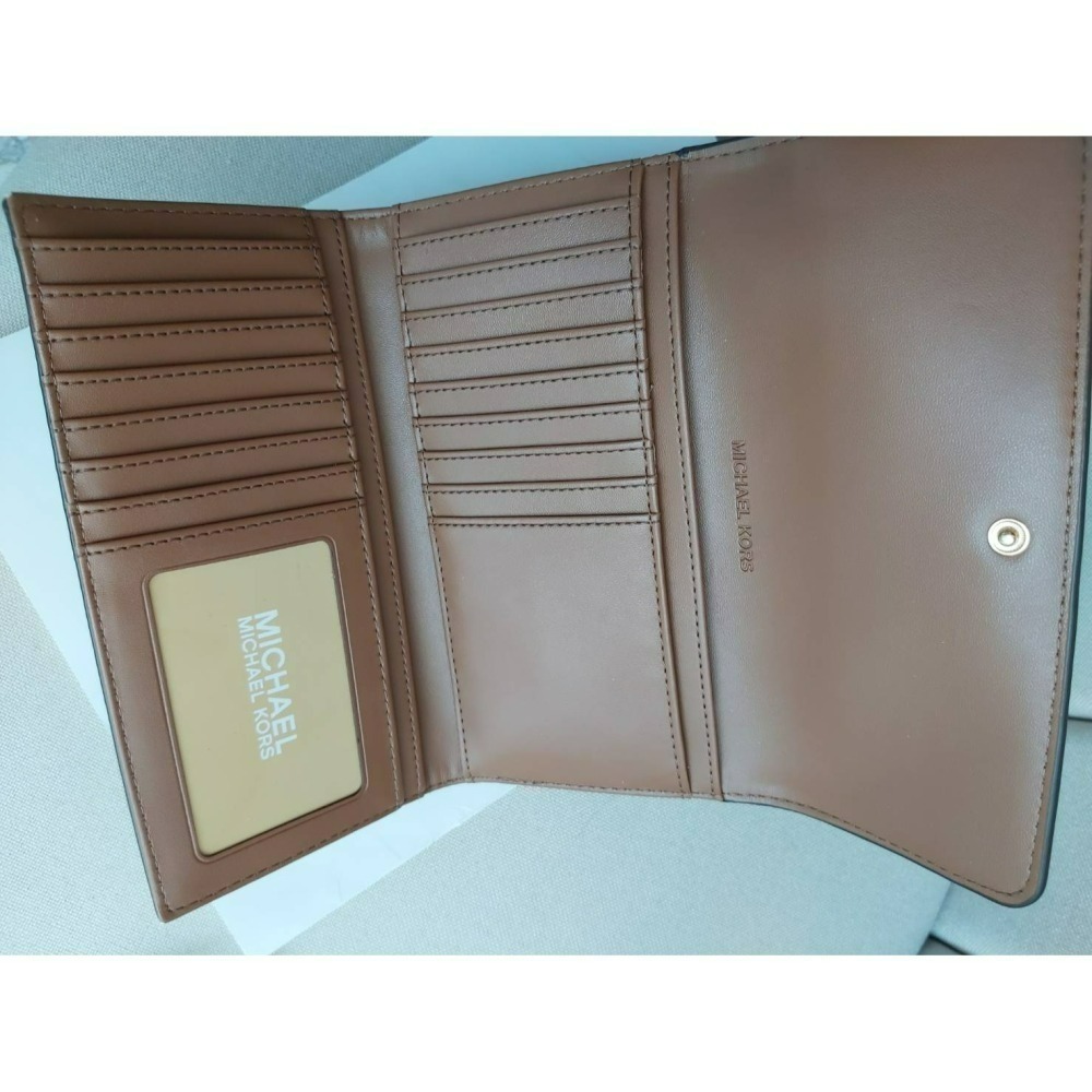 【現貨】MICHAEL KORS MK長夾  翻蓋釦式 多卡層 禮物 可快速出貨 🐶美國代購正品-細節圖8