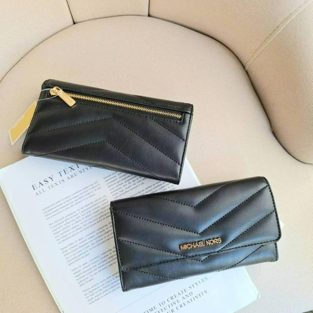 【現貨】MICHAEL KORS MK長夾  翻蓋釦式 多卡層 禮物 可快速出貨 🐶美國代購正品-細節圖4