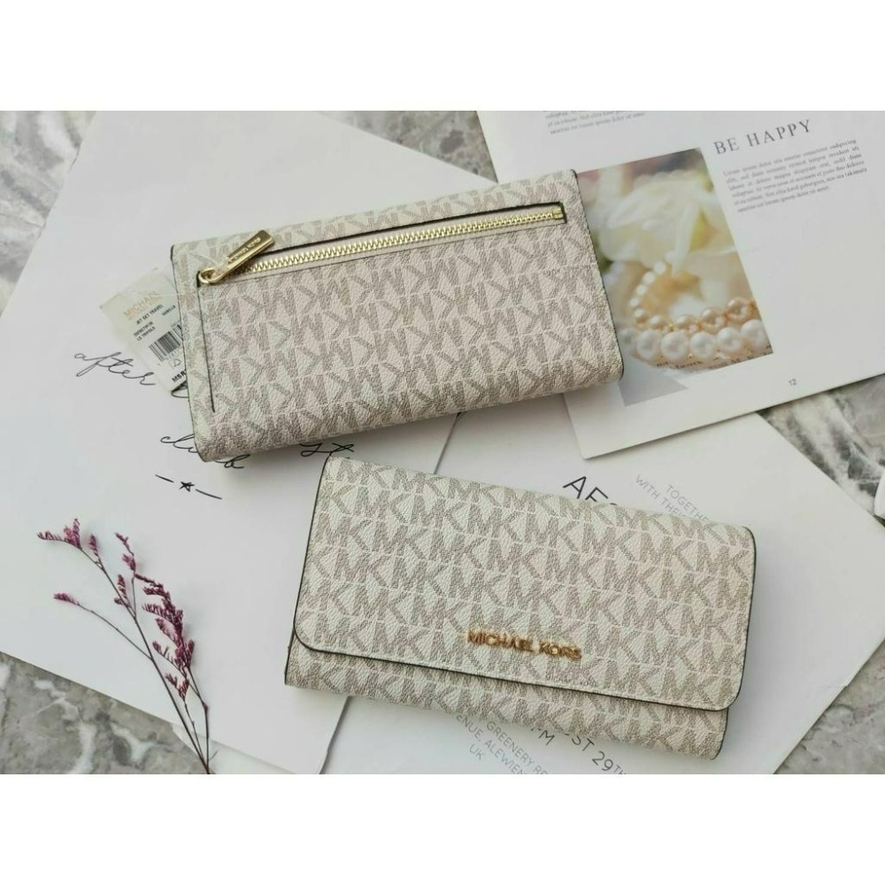 【現貨】MICHAEL KORS MK長夾  翻蓋釦式 多卡層 禮物 可快速出貨 🐶美國代購正品-細節圖6