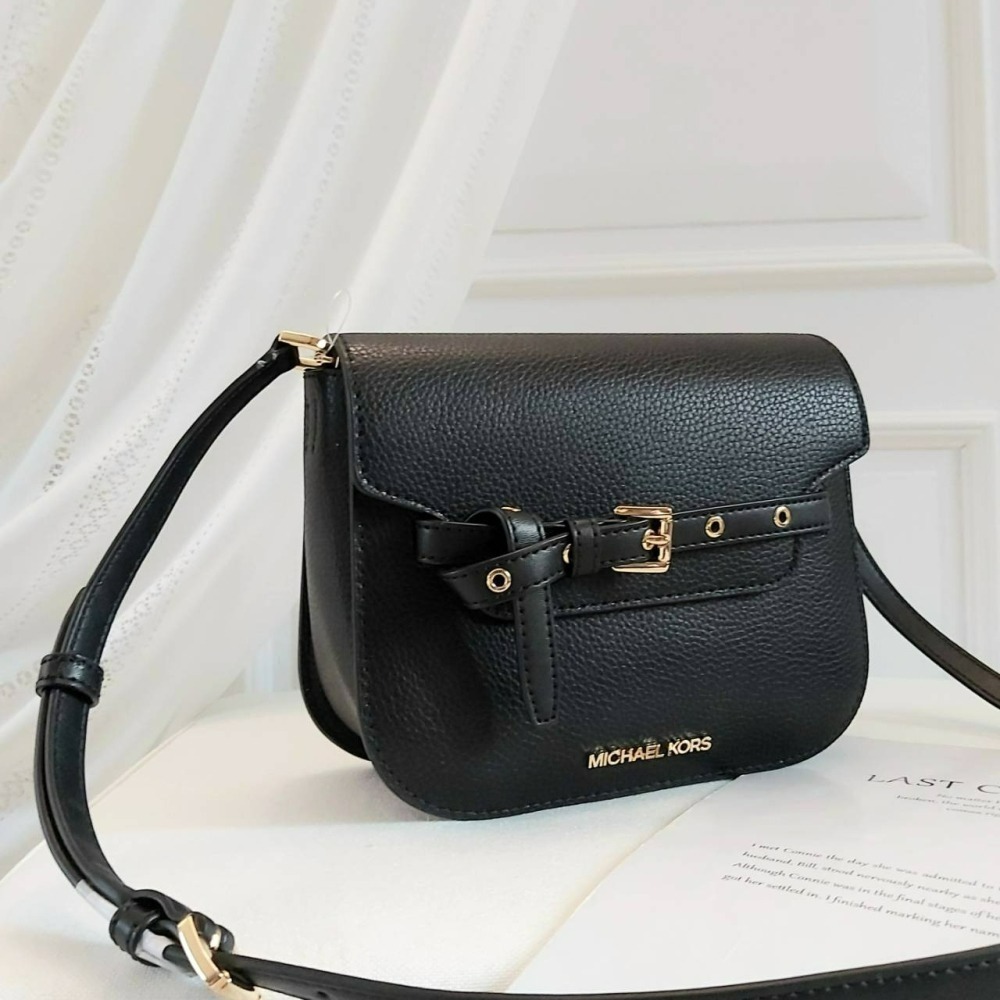 【現貨】MICHAEL KORS  MK 馬鞍包 新款 Emilia 斜背包 可快速出貨 🐶美國代購正品-細節圖4