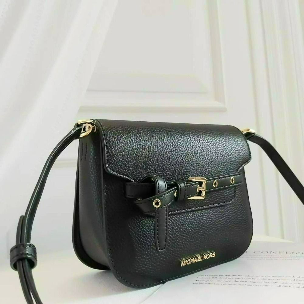 【現貨】MICHAEL KORS  MK 馬鞍包 新款 Emilia 斜背包 可快速出貨 🐶美國代購正品-細節圖5