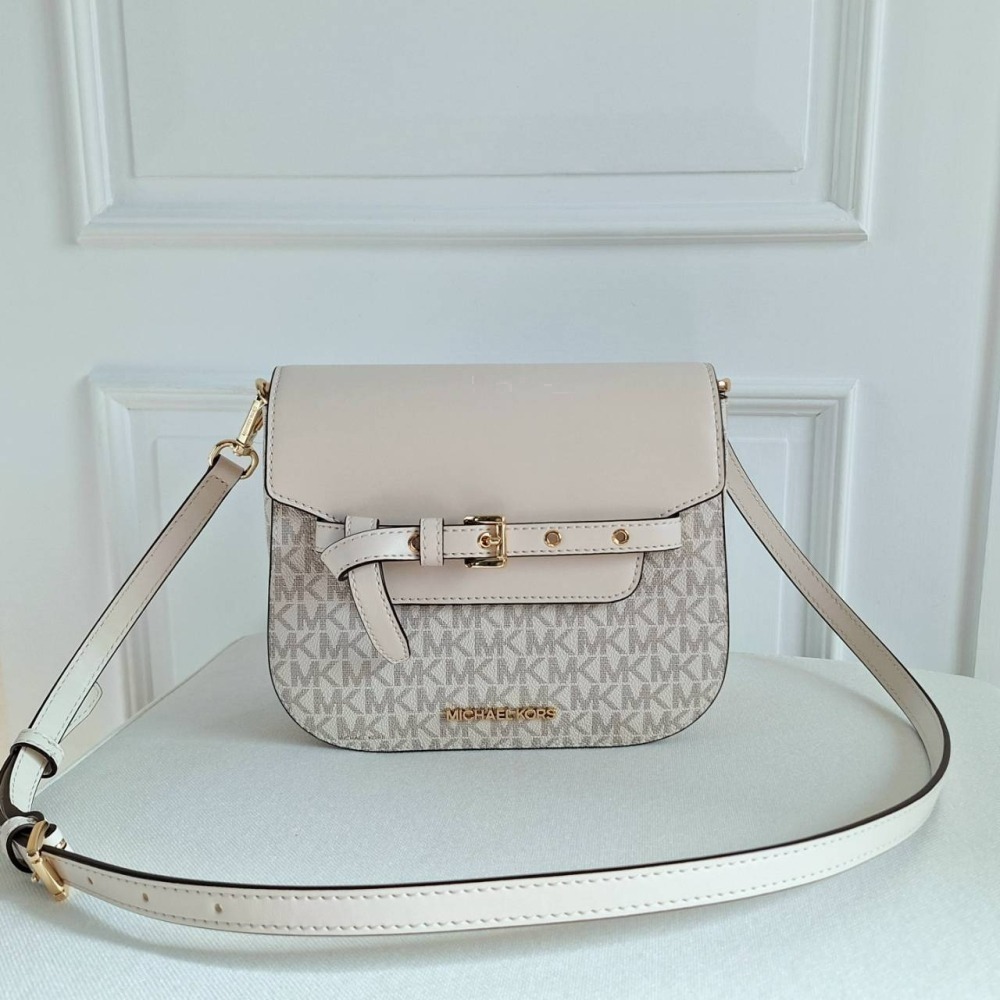 【現貨】MICHAEL KORS  MK 馬鞍包 新款 Emilia 斜背包 可快速出貨 🐶美國代購正品-細節圖7